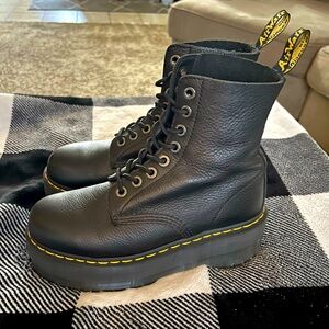 Doc Martens 1460 Pascal Max Leather Platform Boots
